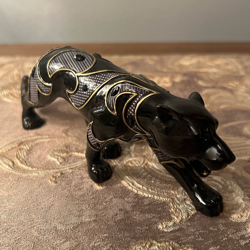 Choose 1: The Hamilton Collection Virtuous Black Panther Gemstone Collection